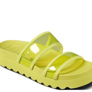 Reef Vista Hi-Energy Clear Strap Platform Slide Sandals